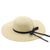 Summer New Seaside Big-brimmed Ladies Straw Hat Travel Foldable Bow Dome Straw Hat