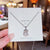 Sweet Animal Titanium Steel Artificial Diamond Pendant Necklace In Bulk