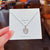 Sweet Animal Titanium Steel Artificial Diamond Pendant Necklace In Bulk