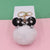 Sweet Artistic Solid Color Alloy Plush Women's Keychain