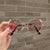 Sweet Bow Knot Ac Polygon Clips Kids Sunglasses