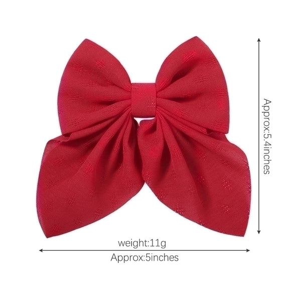 Sweet Bow Knot Cloth Hair Clip