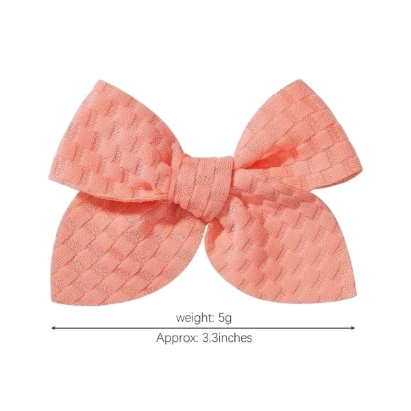 Sweet Bow Knot Cloth Pleated Hair Clip