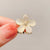 Sweet Butterfly Alloy Plating Inlay Artificial Pearls Rhinestones Hair Claws