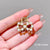 Sweet Butterfly Alloy Plating Inlay Artificial Pearls Rhinestones Hair Claws