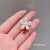 Sweet Butterfly Alloy Plating Inlay Artificial Pearls Rhinestones Hair Claws