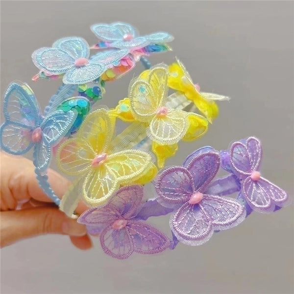 Sweet Butterfly Cloth Hair Clip Hair Band