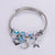 Sweet Classic Style Ice Cream Heart Shape Elephant Stainless Steel Alloy Beaded Epoxy Inlay Rhinestones Bracelets