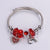 Sweet Classic Style Ice Cream Heart Shape Elephant Stainless Steel Alloy Beaded Epoxy Inlay Rhinestones Bracelets