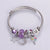 Sweet Classic Style Ice Cream Heart Shape Elephant Stainless Steel Alloy Beaded Epoxy Inlay Rhinestones Bracelets