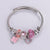 Sweet Classic Style Ice Cream Heart Shape Elephant Stainless Steel Alloy Beaded Epoxy Inlay Rhinestones Bracelets