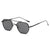 Sweet Color Block Pc Square Full Frame Women's Sunglasses