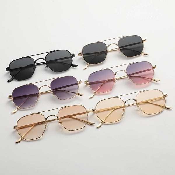 Sweet Color Block Pc Square Full Frame Women's Sunglasses