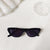 Sweet Color Block Uv400 Resin Cat Eye Full Frame Women's Sunglasses