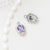 Sweet Cool Bow Alloy Zircon Pendant DIY Handmade Ornament Bracelet Necklace Earrings Accessories Material