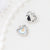 Sweet Cool Bow Alloy Zircon Pendant DIY Handmade Ornament Bracelet Necklace Earrings Accessories Material