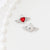 Sweet Cool Bow Alloy Zircon Pendant DIY Handmade Ornament Bracelet Necklace Earrings Accessories Material