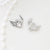 Sweet Cool Bow Alloy Zircon Pendant DIY Handmade Ornament Bracelet Necklace Earrings Accessories Material