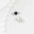 Sweet Cool Bow Alloy Zircon Pendant DIY Handmade Ornament Bracelet Necklace Earrings Accessories Material