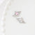 Sweet Cool Bow Alloy Zircon Pendant DIY Handmade Ornament Bracelet Necklace Earrings Accessories Material