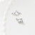 Sweet Cool Bow Alloy Zircon Pendant DIY Handmade Ornament Bracelet Necklace Earrings Accessories Material