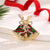 Sweet Crutch Bow Knot Bell Alloy Enamel Unisex Brooches