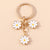 Sweet Daisy Alloy Plating Bag Pendant Keychain 1 Piece