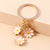 Sweet Daisy Alloy Plating Bag Pendant Keychain 1 Piece