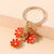 Sweet Daisy Alloy Plating Bag Pendant Keychain 1 Piece