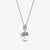 Sweet Doll Constellation Crown Sterling Silver Artificial Gemstones Pendant Necklace In Bulk