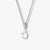 Sweet Doll Constellation Crown Sterling Silver Artificial Gemstones Pendant Necklace In Bulk