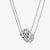 Sweet Doll Constellation Crown Sterling Silver Artificial Gemstones Pendant Necklace In Bulk