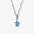 Sweet Doll Constellation Crown Sterling Silver Artificial Gemstones Pendant Necklace In Bulk