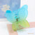 Sweet Double Layer Butterfly Grab Clip Female Temperament Half-cloak Hair Clip Advanced Sense Frosted Gradient Back Head Shark Clip