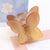 Sweet Double Layer Butterfly Grab Clip Female Temperament Half-cloak Hair Clip Advanced Sense Frosted Gradient Back Head Shark Clip