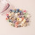 Sweet Flower Alloy Artificial Crystal Artificial Pearls Resin Hair Claws