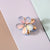 Sweet Flower Alloy Artificial Crystal Artificial Pearls Resin Hair Claws