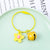 Sweet Flower Alloy Soft Glue Steel Epoxy Keychain