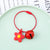 Sweet Flower Alloy Soft Glue Steel Epoxy Keychain