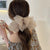 Sweet Flower Cloth Gauze Ribbon Hair Clip 1 Piece