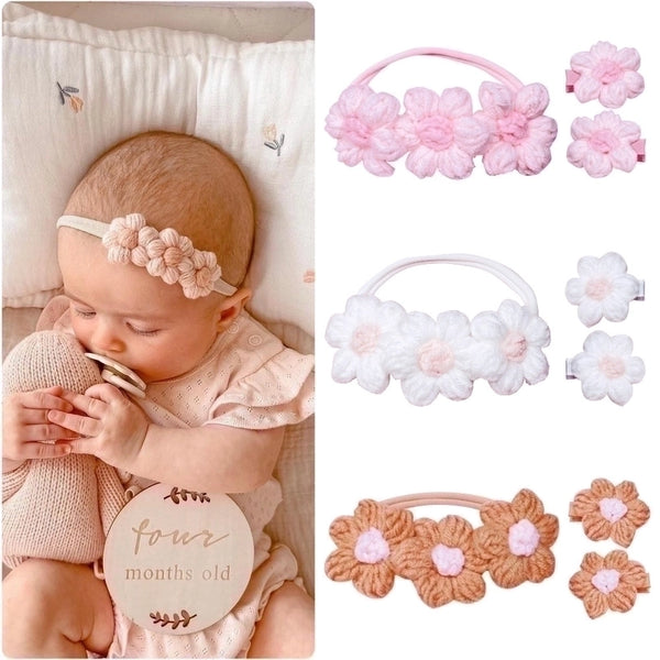 Sweet Flower Cloth Hair Clip Hair Band Hair Tie