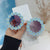 Sweet Flower Pc Round Frame Full Frame Kids Sunglasses