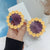 Sweet Flower Pc Round Frame Full Frame Kids Sunglasses