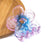 Sweet Flower Transparent Plastic Resin Hair Claws