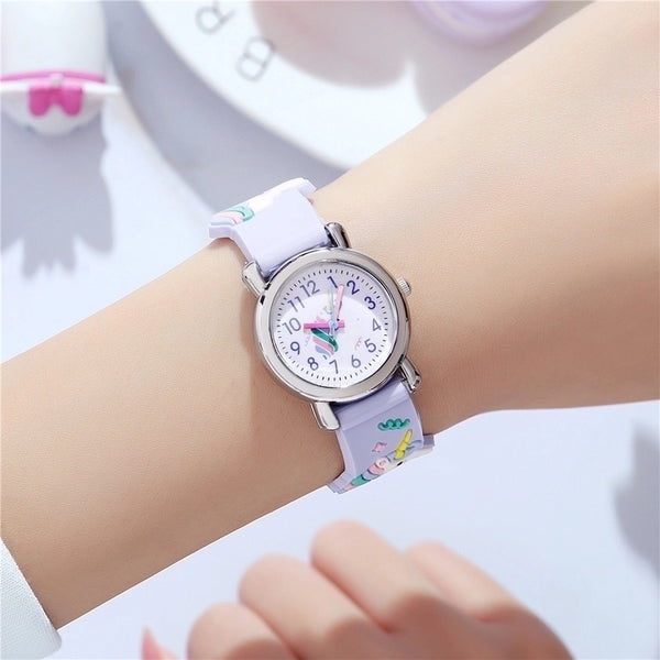 Sweet  Football Buckle Quartz Kids Watches