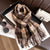 Sweet Fresh Cashmere-like Versatile Lattice Warm Shawl Scarf Unisex Autumn And Winter Fashion Tassel Scarf