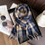 Sweet Fresh Cashmere-like Versatile Lattice Warm Shawl Scarf Unisex Autumn And Winter Fashion Tassel Scarf