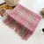 Sweet Fresh Cashmere-like Versatile Lattice Warm Shawl Scarf Unisex Autumn And Winter Fashion Tassel Scarf