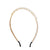 Sweet Geometric Alloy Inlay Artificial Pearls Hair Band