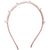 Sweet Geometric Alloy Inlay Artificial Pearls Hair Band